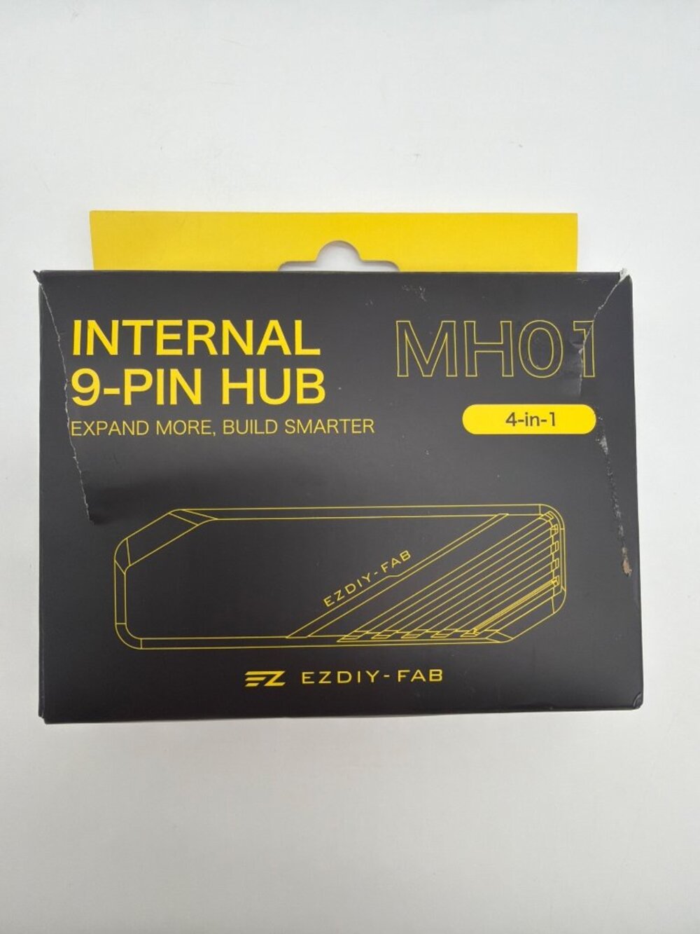 Internal 9-Pin USB 2.0 Hub MH01 By EZDIY-FAB With 4-In-1 Expansion Ports Compact